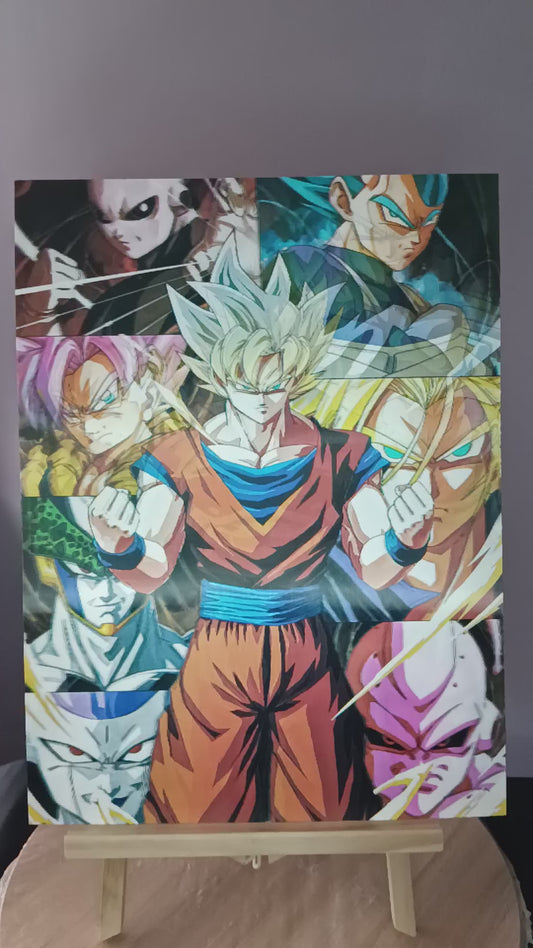 DRAGON BALL Z 3D Poster